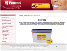 Tablet Screenshot of formed-dental.pl